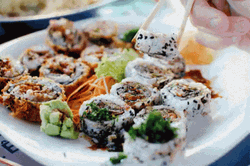 Yummy Sushi Slideshow GIF