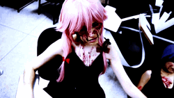 Yuno Gasai Anime Cosplayer GIF