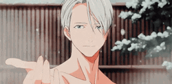 Yuri On Ice Victor Nikiforov Eye Wink GIF