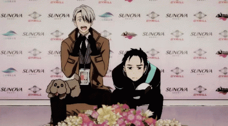 Yuri On Ice Victor Nikiforov Head Pat GIF