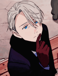 Yuri On Ice Victor Thinking GIF