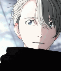Yuri On Ice Victor Waving GIF
