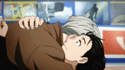 Yuri On Ice Yuuri And Victor Hug GIF