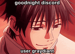Yuta Okkotsu Goodnight Discord GIF