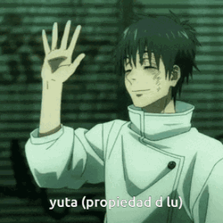 Yuta Okkotsu Shy GIF