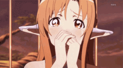 Yuuki Asuna Teary Eyes GIF