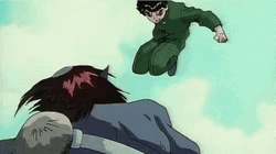 Yuyu Hakusho Yusuke Defeats Babaki GIF