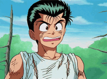 Yuyu Hakusho Yusuke Fell Down