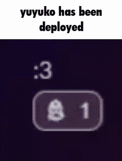 Yuyuko Has Been Deployed GIF