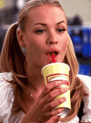 Yvonne Strahovski Chuck Drink Wienerlicious GIF