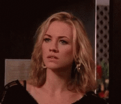 Yvonne Strahovski Chuck Sarah Shocked GIF
