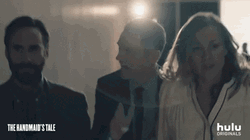 Yvonne Strahovski Handmaid's Tale Nervous GIF