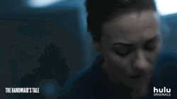 Yvonne Strahovski Handmaid's Tale Serena Talking GIF