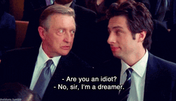 Zach Braff Scrubs Word GIF
