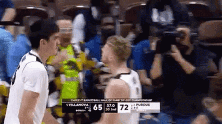 Zach Edey Chest Bump Loop GIF