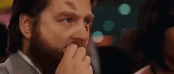 Zach Galifianakis Putting Lip Balm The Hang Over GIF