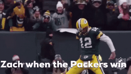 Zach When The Packers Win Meme GIF