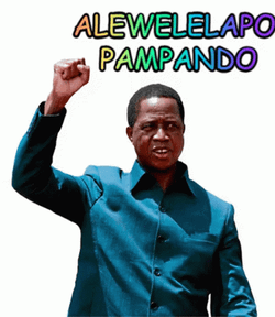 Zambia Afronaut Arm Raised GIF