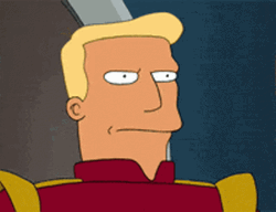 Zapp Brannigan Glare GIF