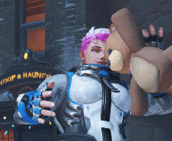 Zarya Big Hug Bear GIF
