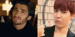 Zayn And J-Hope Disgust GIF
