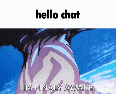 Zebra Saying Hello Chat Im Finally Awake GIF