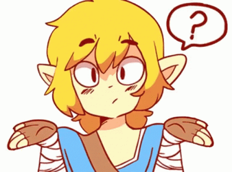 Zelda Link Shrugs GIF
