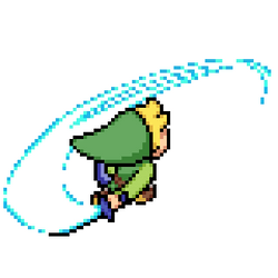 Zelda Link Spinning Sword GIF
