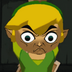 Zelda Link Troll Face GIF