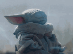 Zen Baby Yoda GIF