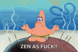 Zen Mad Patrick Meditation GIF