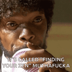 Zen Samuel Jackson Meditate GIF
