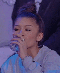 Zendaya Annoyed Glare GIF