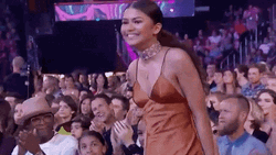 Zendaya Awkwardly Walking GIF