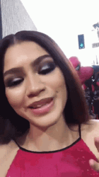 Zendaya Blowing Kiss GIF