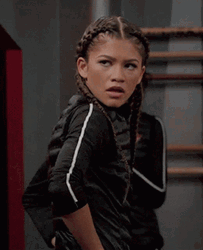 Zendaya Confusedly Thinking GIF
