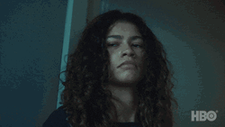 Zendaya Doing The Rock Eyebrow Meme GIF