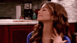 Zendaya Hair Flip Moment GIF