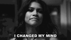 Zendaya I Changed My Mind GIF