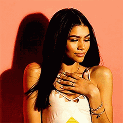 Zendaya In Sleeveless Photoshoot GIF