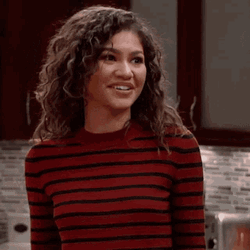 Zendaya Pleasantly Smiling GIF