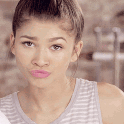 Zendaya Pouting Lips GIF