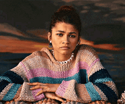 Zendaya Saying No GIF