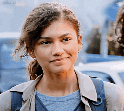 Zendaya Shyly Smiling GIF