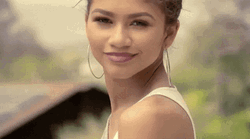Zendaya With Large Earrings GIF