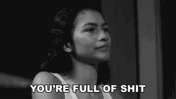Zendaya You Sit On A Throne Of Lies GIF