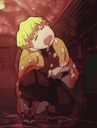Zenitsu Agatsuma Sleeps GIF