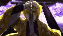 Zenitsu Nichirin Sword GIF
