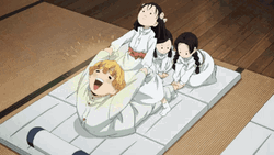 Zenitsu Stretching GIF