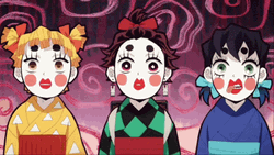 Zenitsu Tanjiro Inosuke  Courtesan GIF